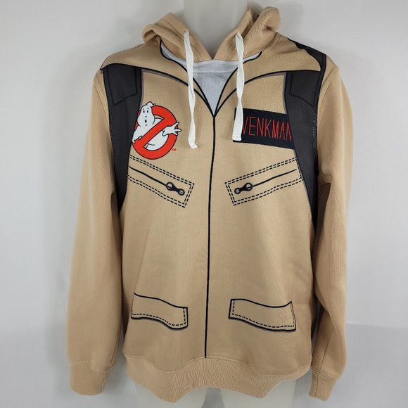 Ghostbusters Peter Venkman Pullover Hoodie Sweatshirt Mens Medium - Picture 1 of 4